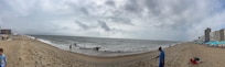 Pano pic of the beach right outside of the condo.