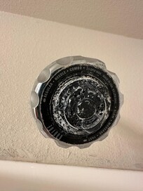Shower head in primary bath