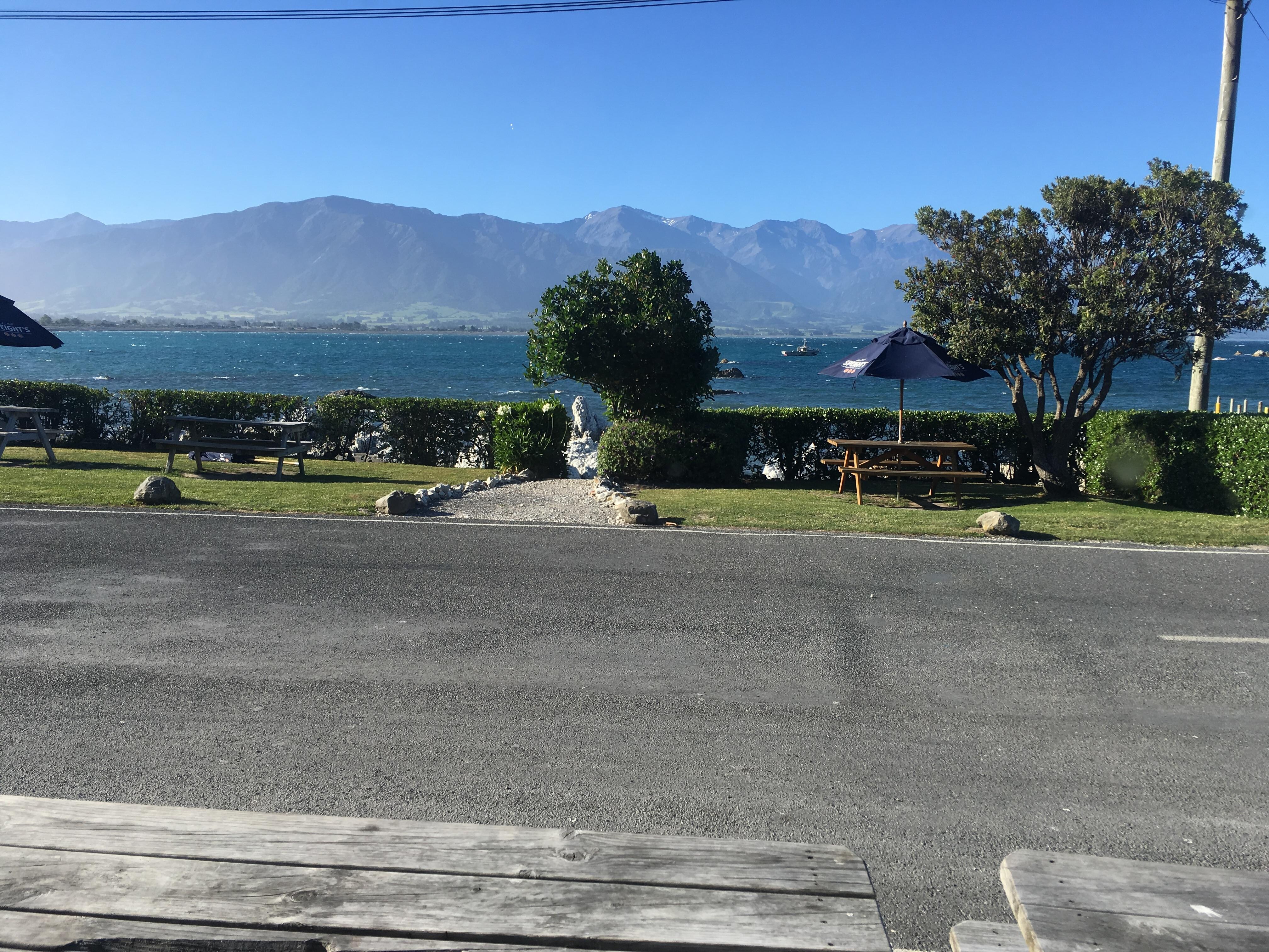 View from our table.