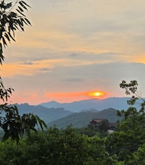 Nearby on top of mountain