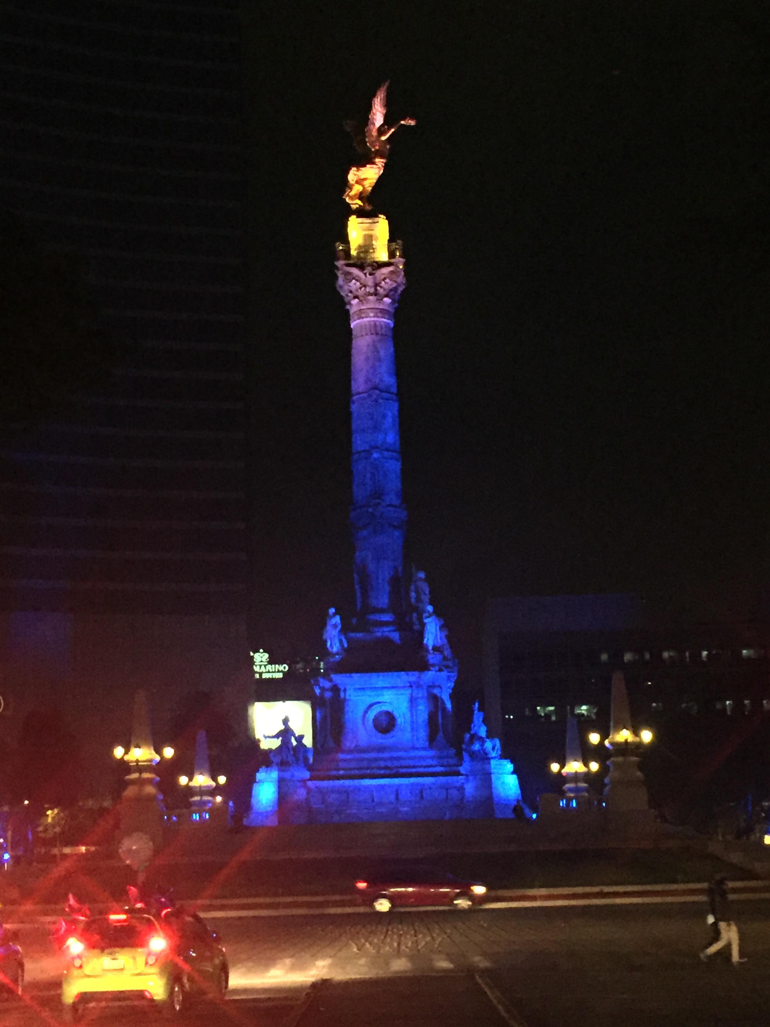 Across from the hotel