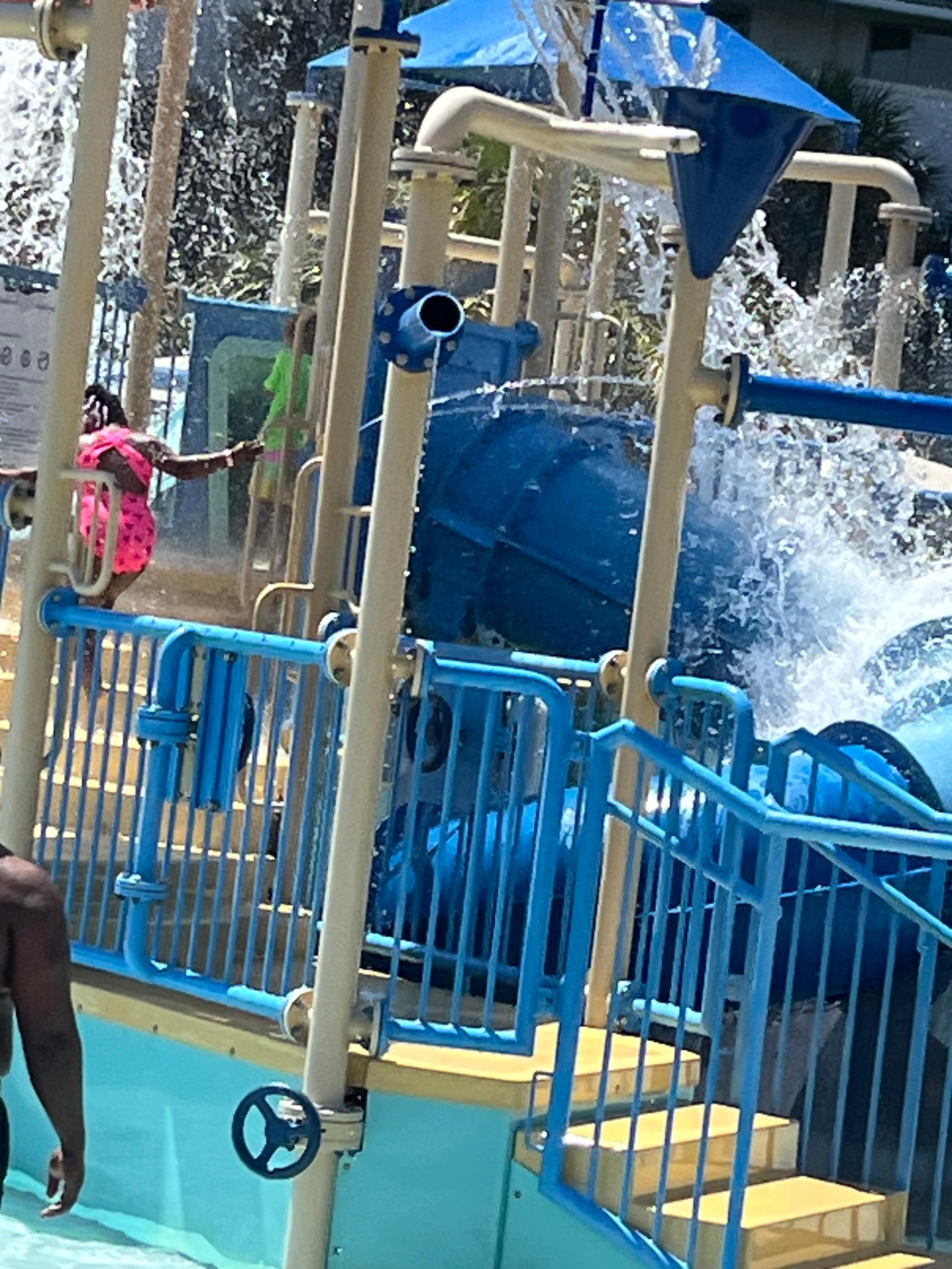 Kids water park area