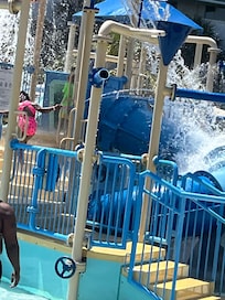 Kids water park area