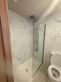 Nice shower.