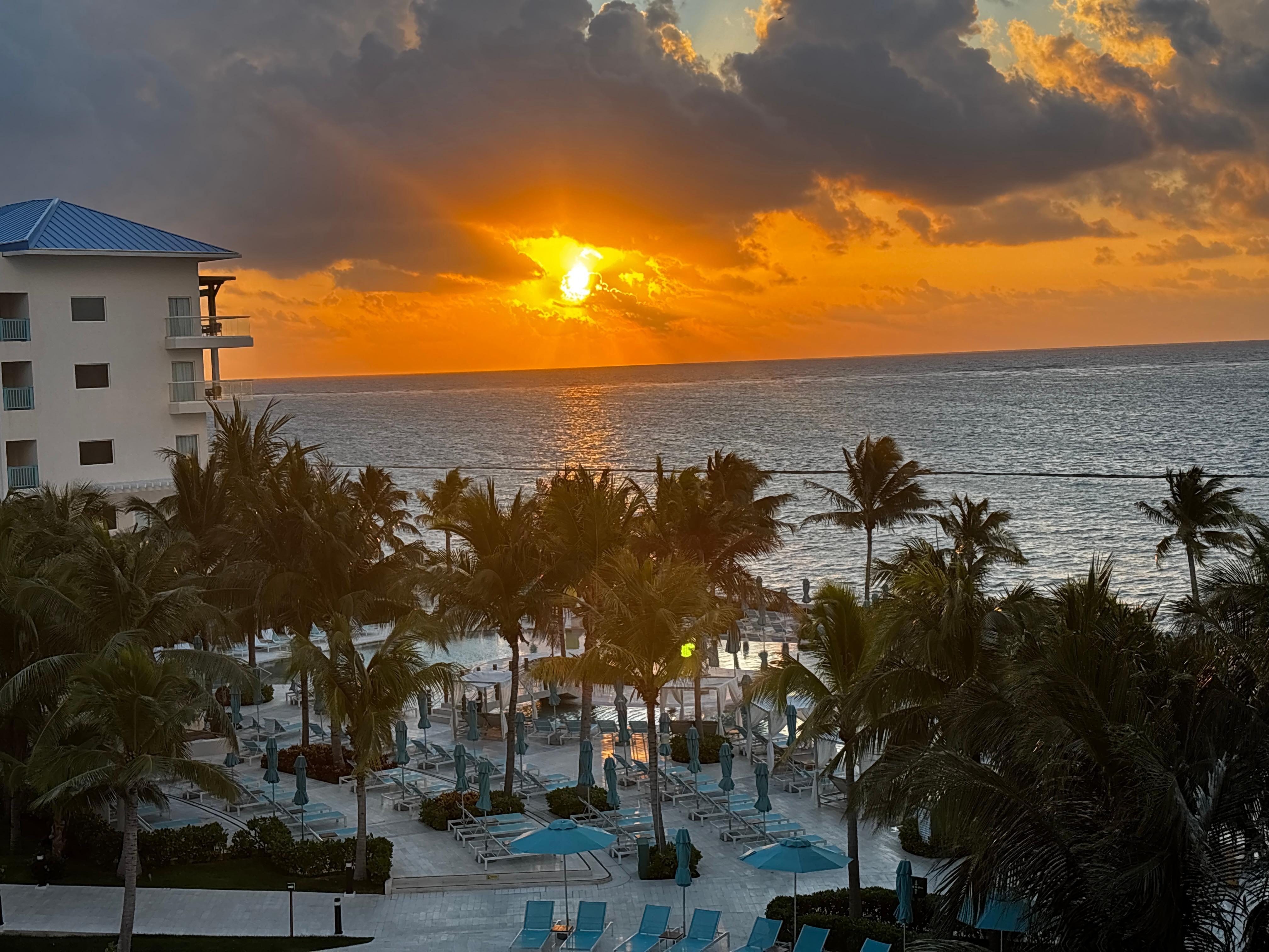 Watching the sunrise 