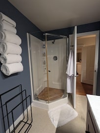 The shower was fantastic.