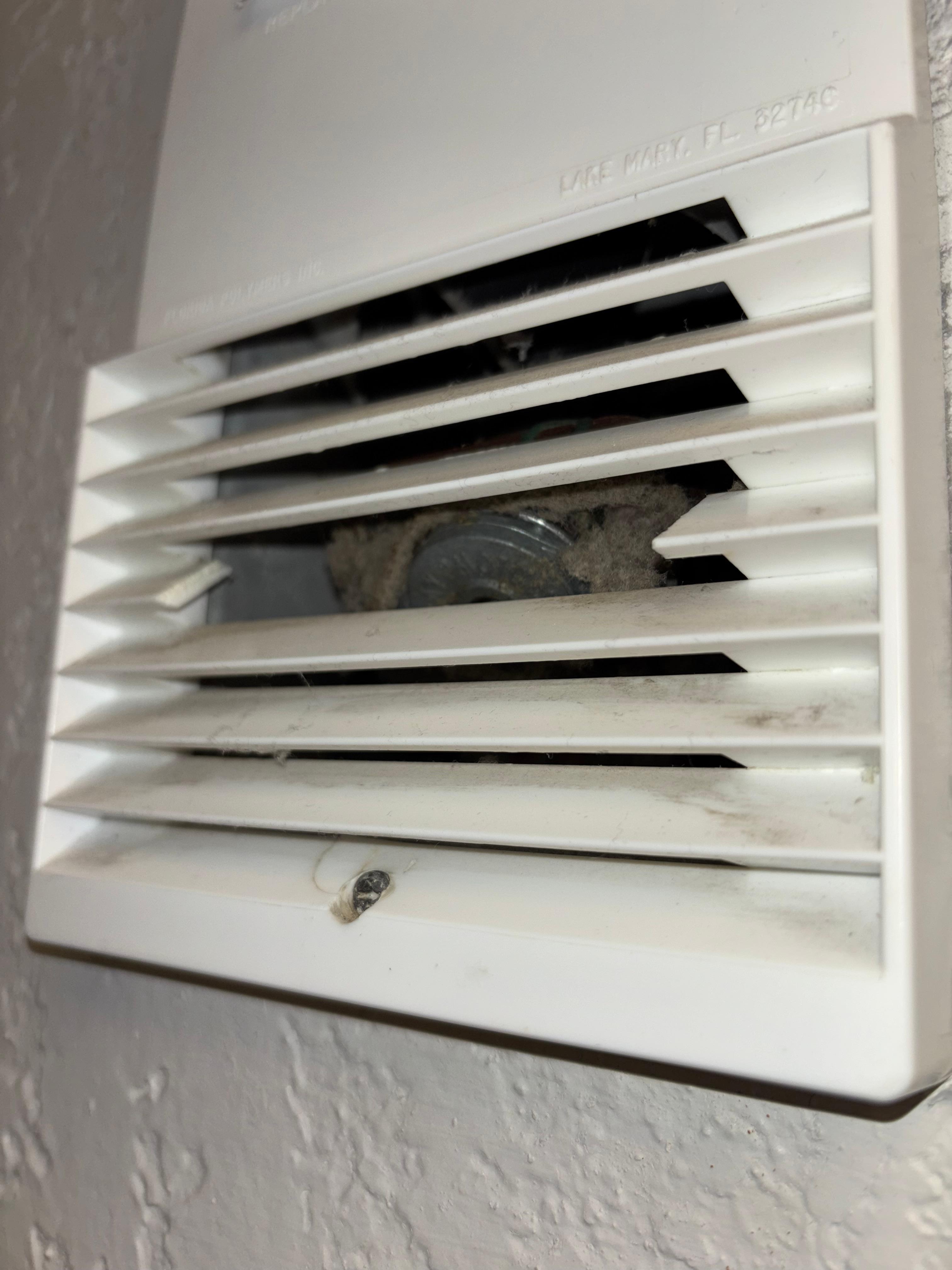 Un poco sucio el extractor