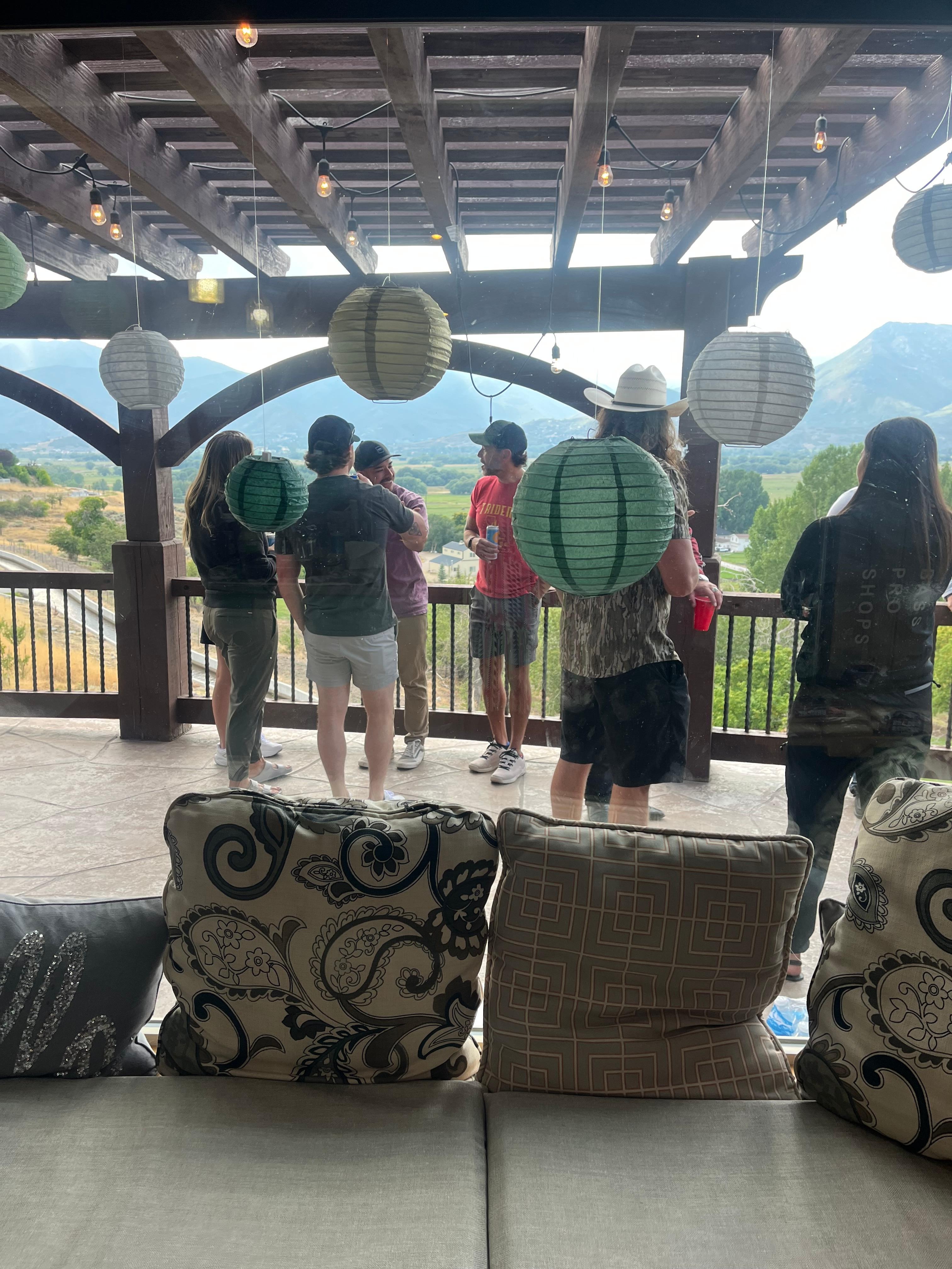 View from kitchen window