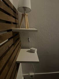 Make shift shelves slanted and non useable