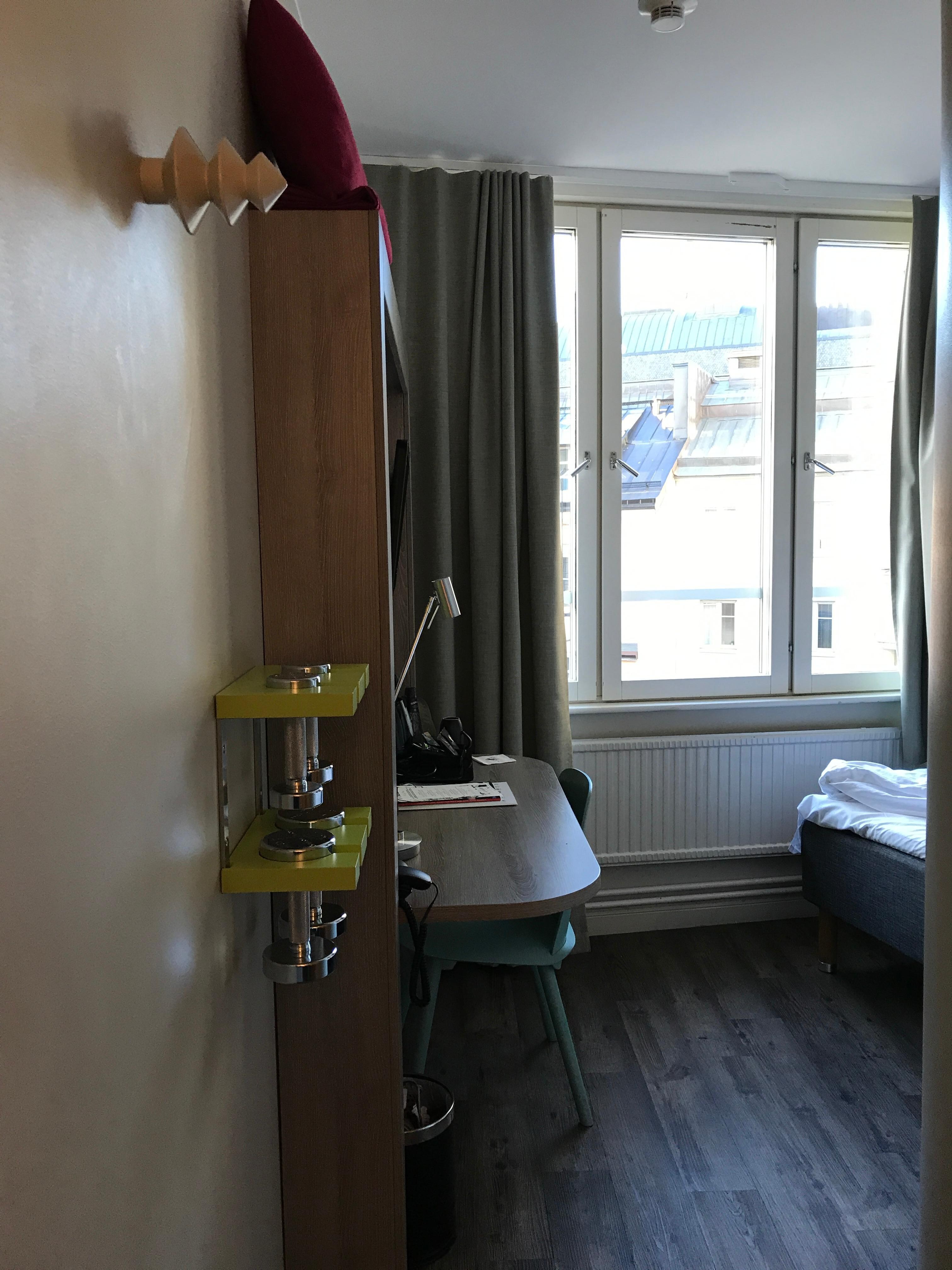 Interior of a single room