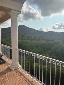 View over the hills