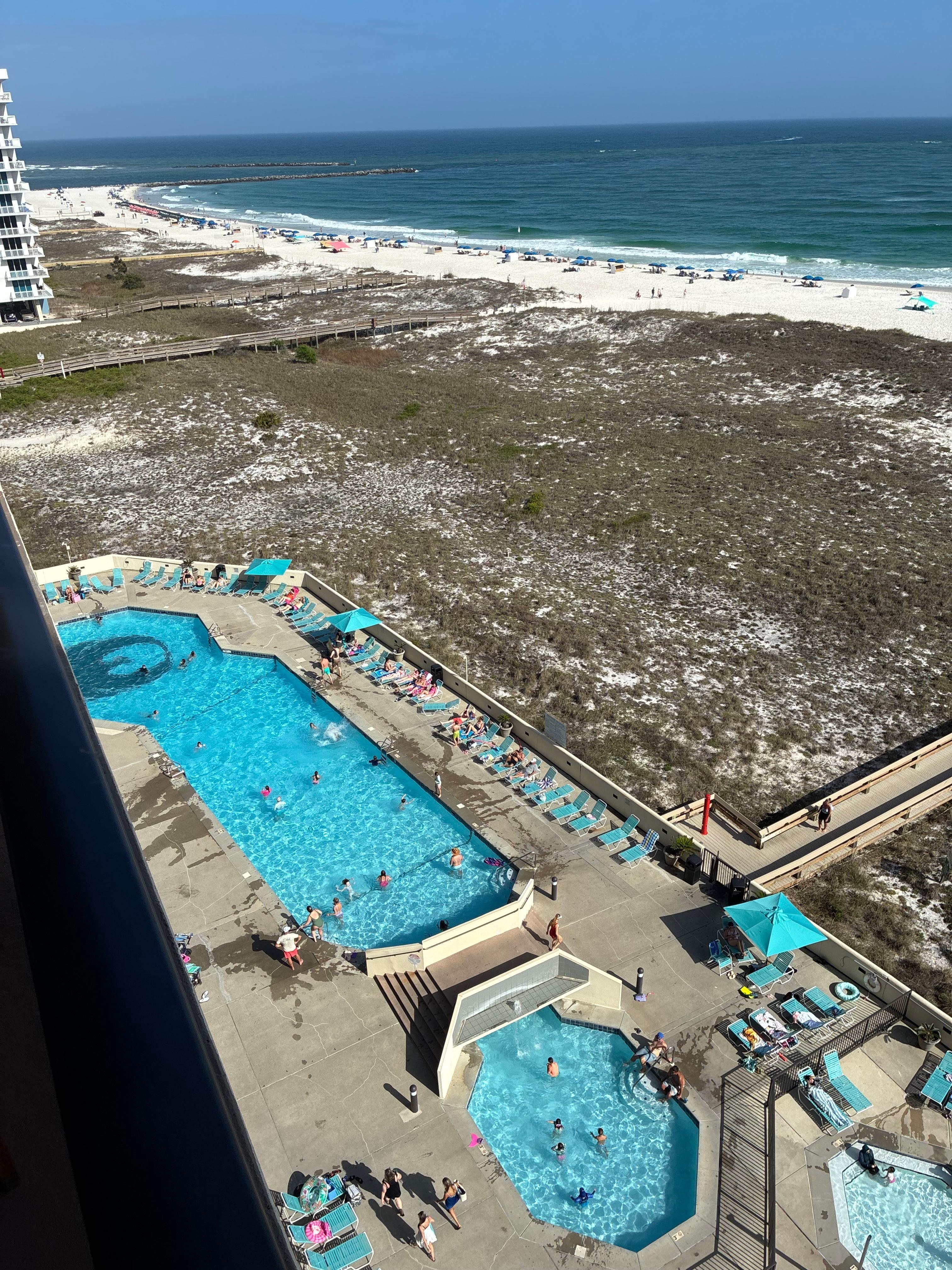 View from 9th floor balcony