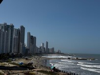 This is a view of the coast several blocks up from the actual property