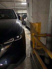 Parking is tight - compact cars would be a better choice