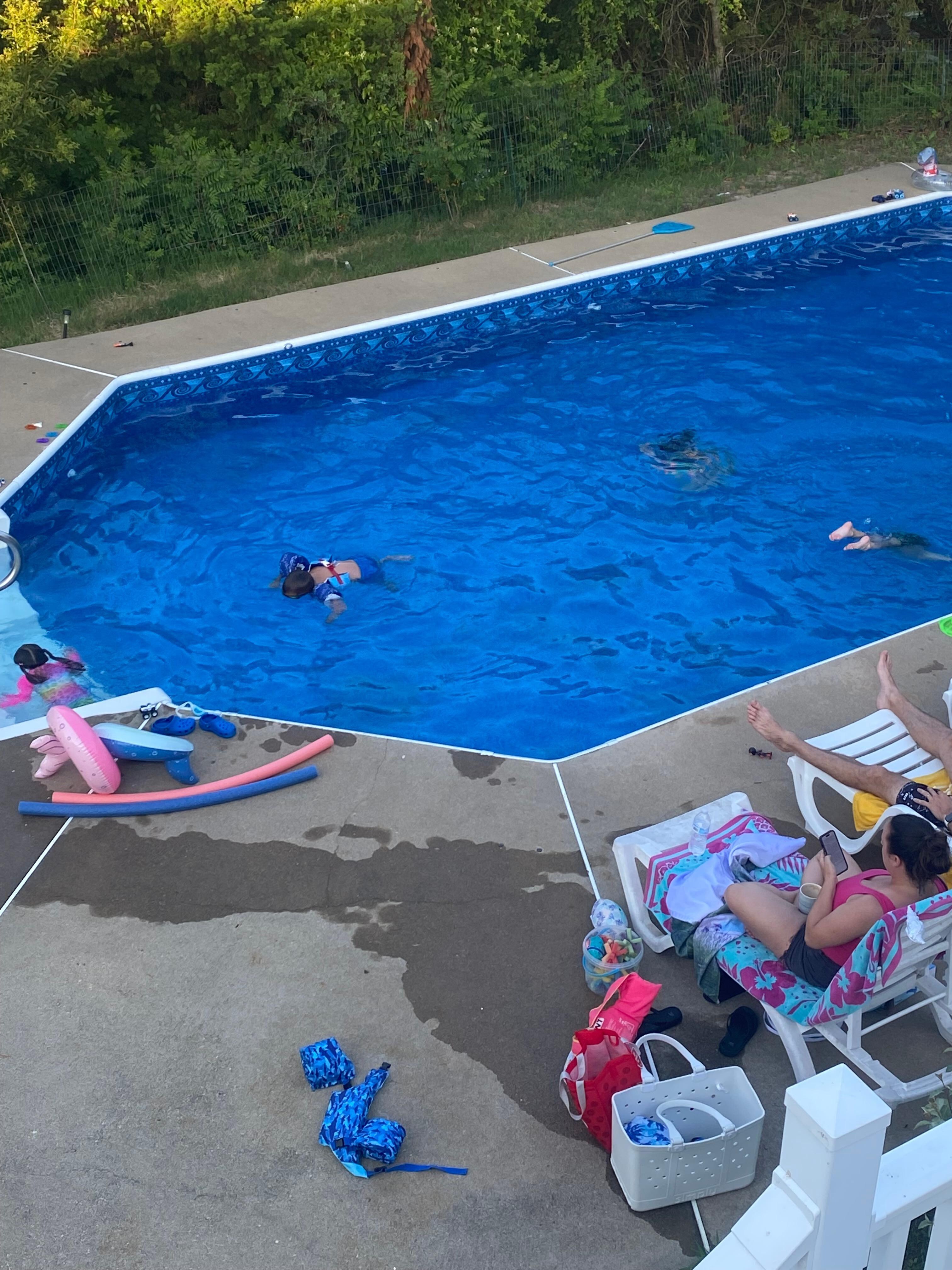 Pool from upper deck