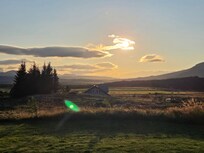 Late summer night outside of Selfoss