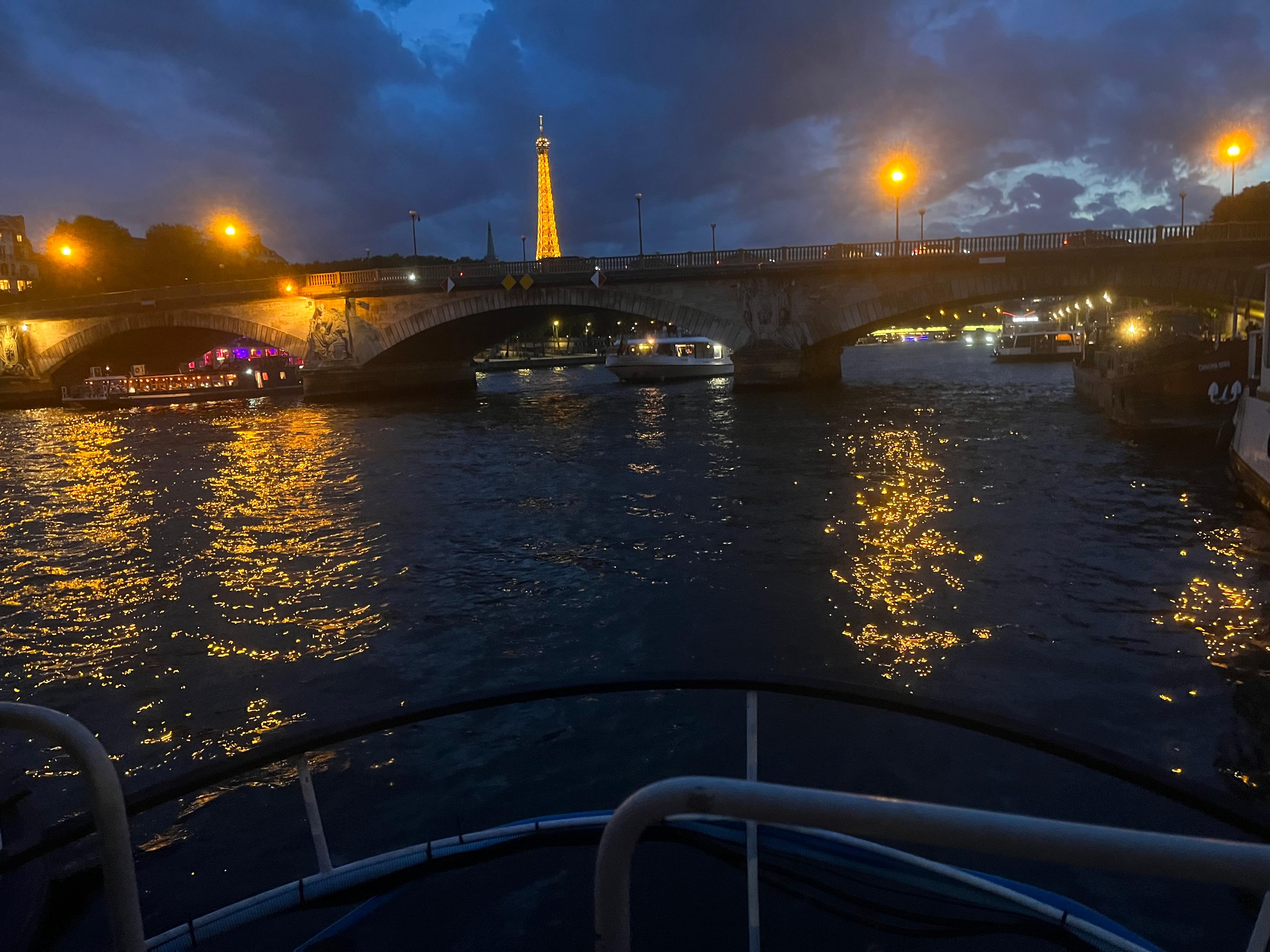 The view from the deck out last night as we sipped wine and ate cheese for dinner!