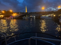 The view from the deck out last night as we sipped wine and ate cheese for dinner!