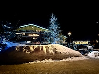 Hotel in the evening