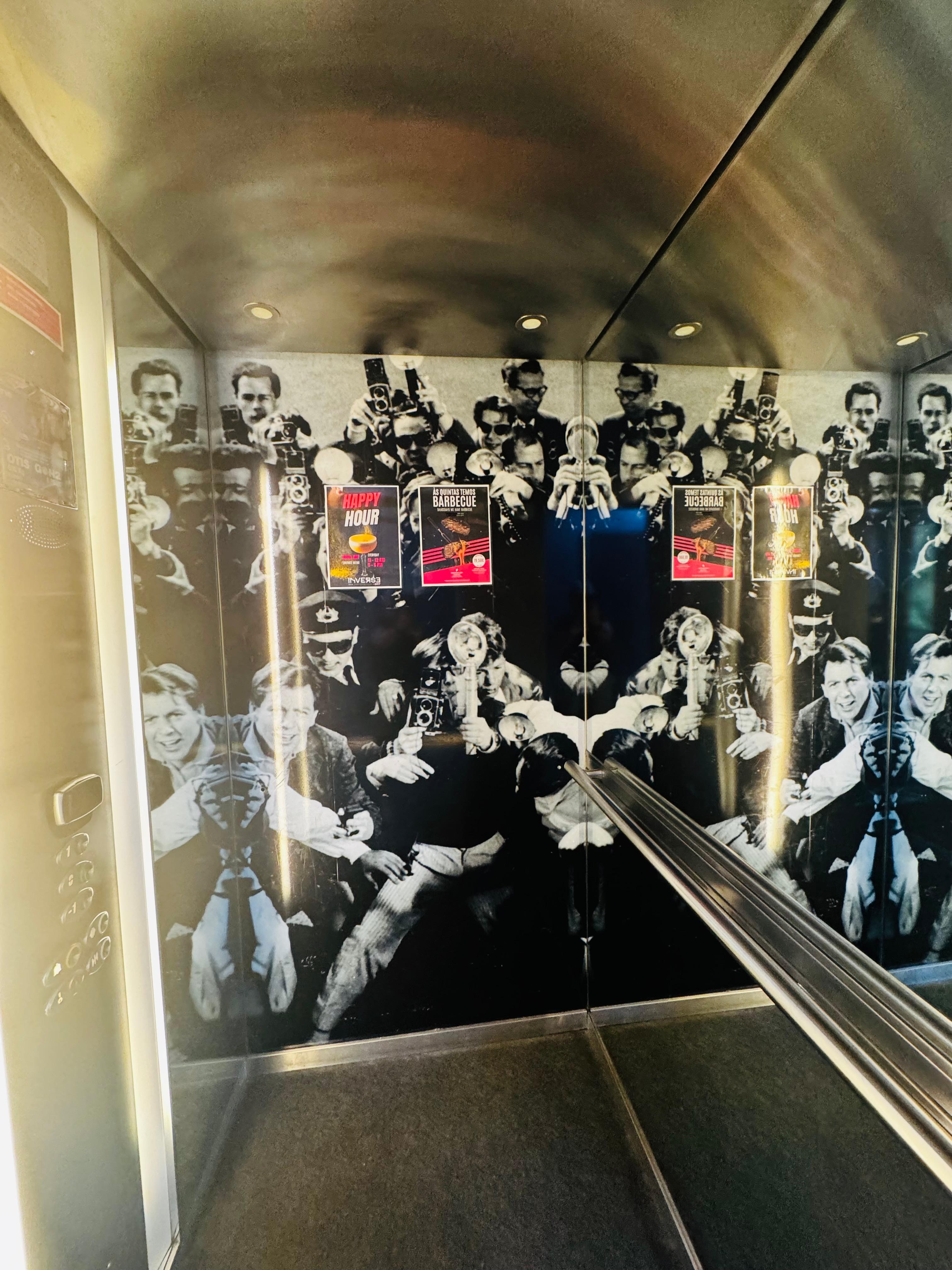 Elevador uma metáfora sobre ser celebridade