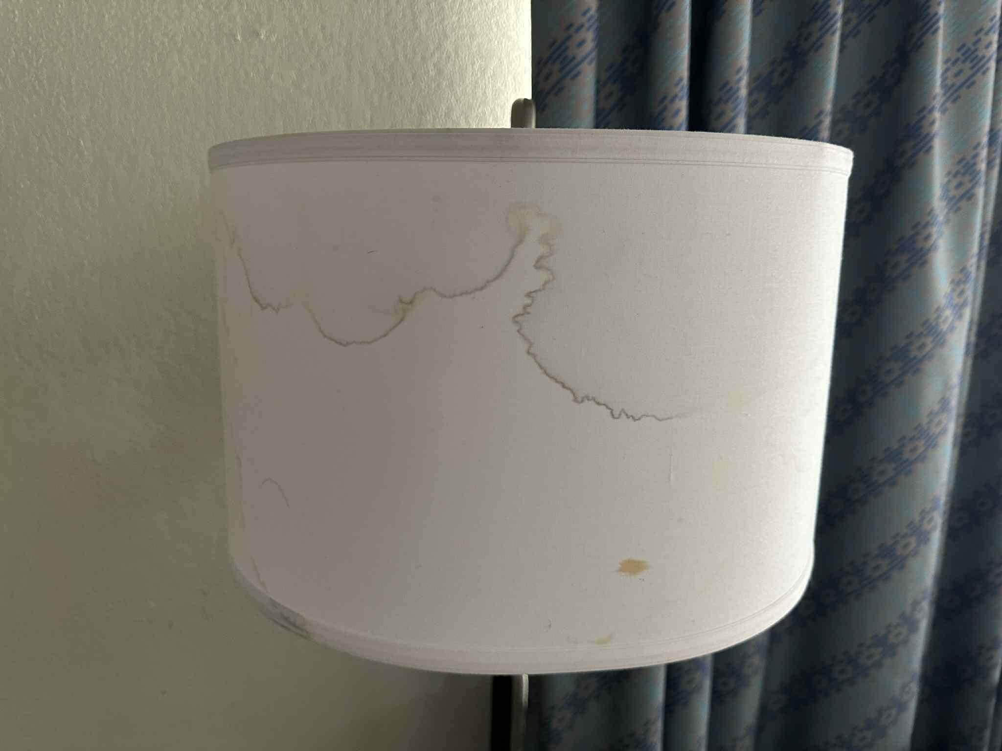 Stained lampshade 