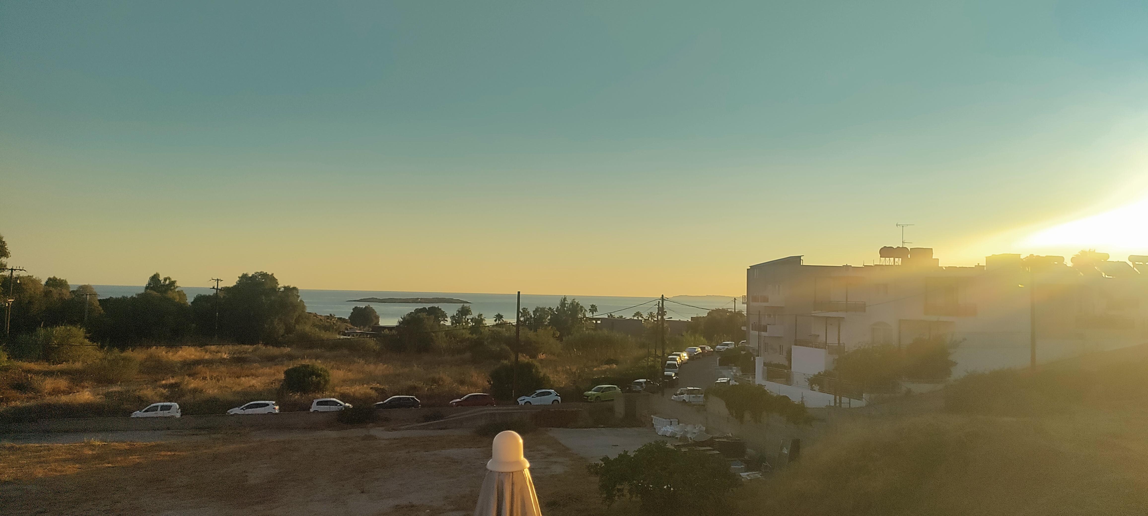 Udsigt fra terrassen. 2. Sal.