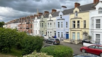 View of the street from the B&B.