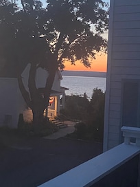Dusk on the patio