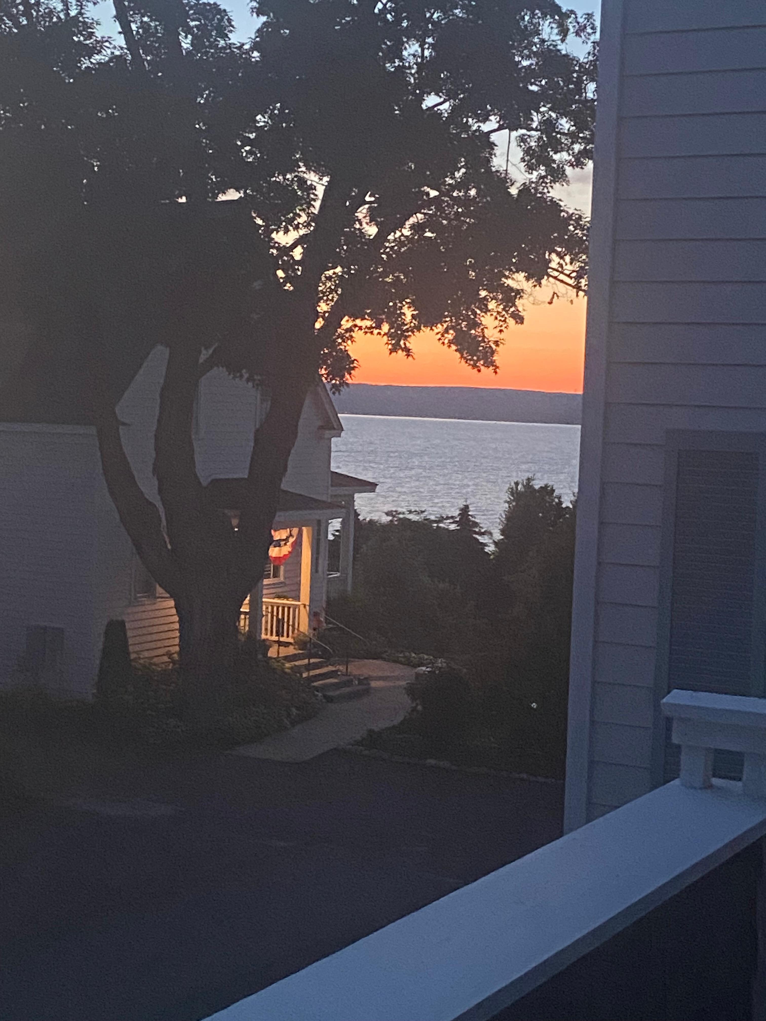 Dusk on the patio