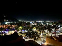 Lights are beautiful from the balcony of room 576- JUST A LOUD RESORT!