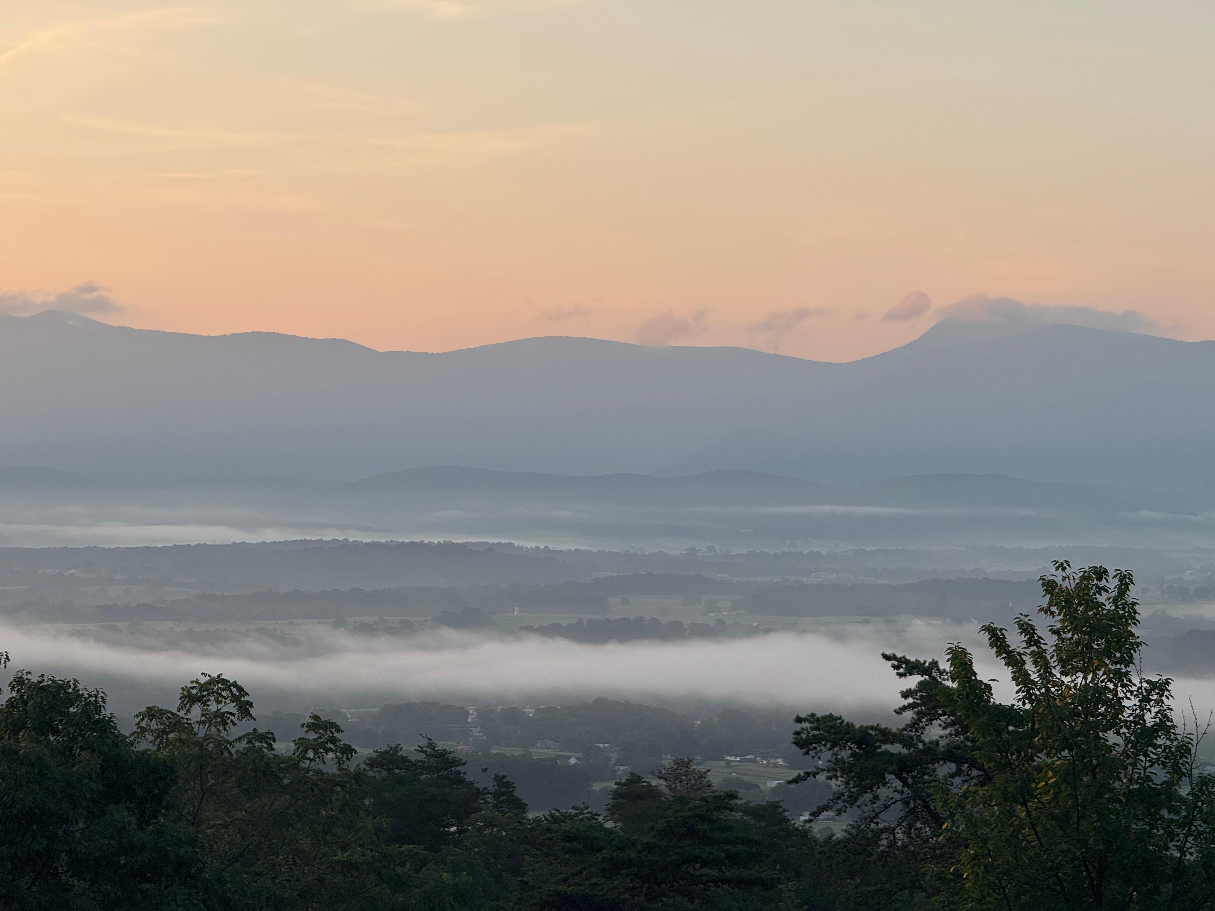 The view from the cabin.