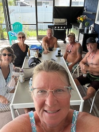 Gathering with friends