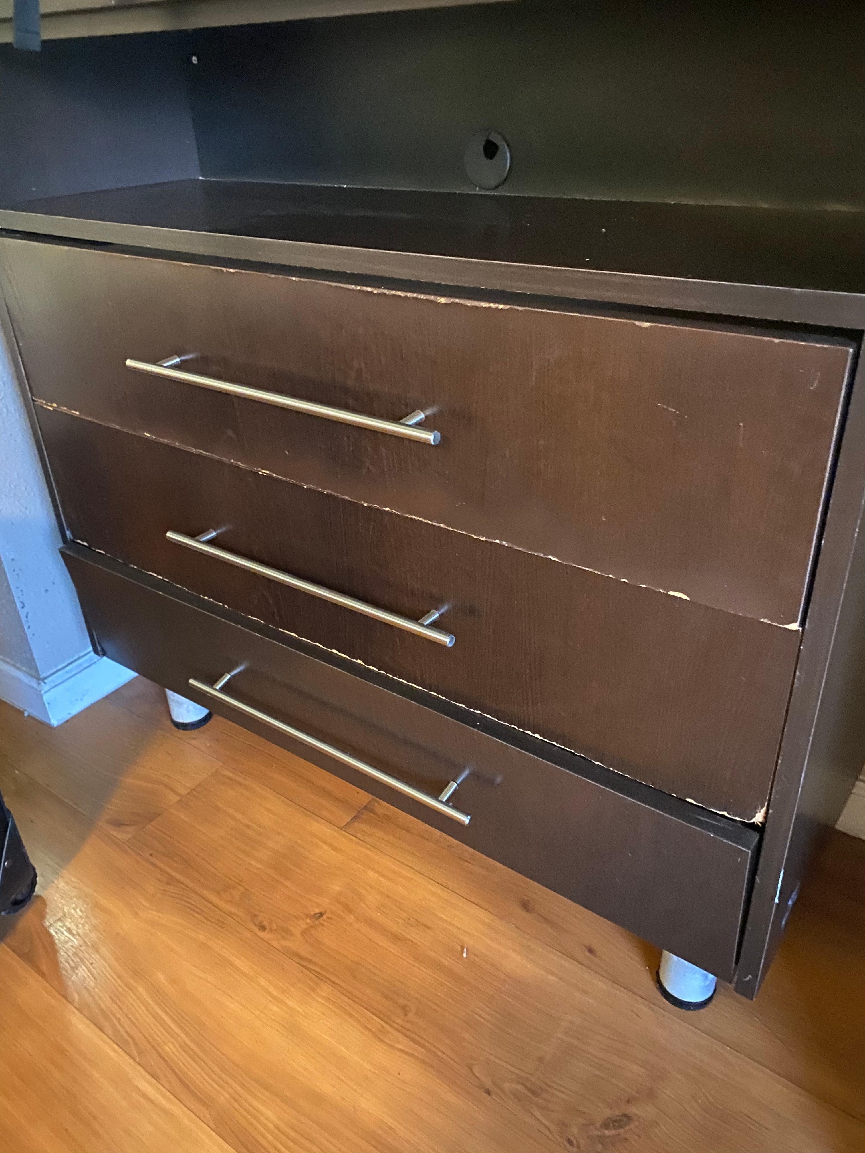 Old and broken cabinets 