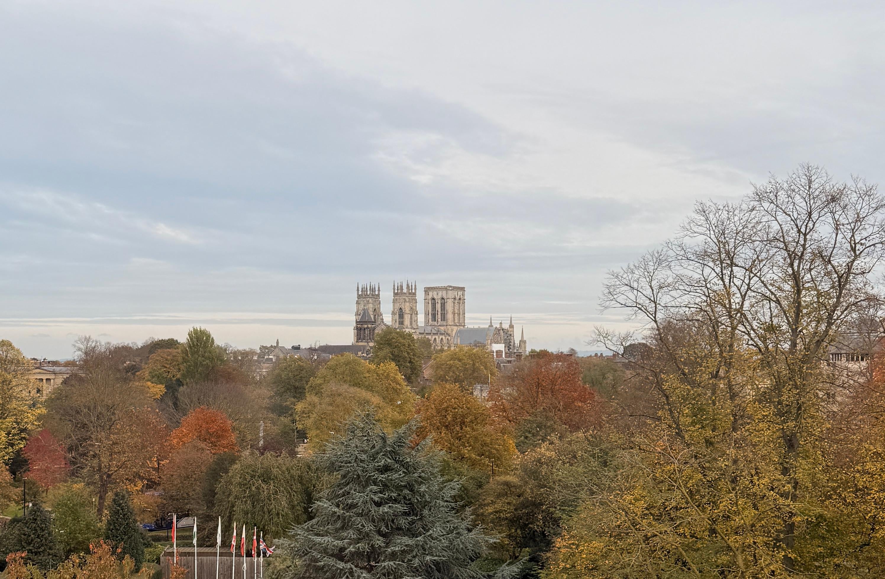 View of York Minster from the room