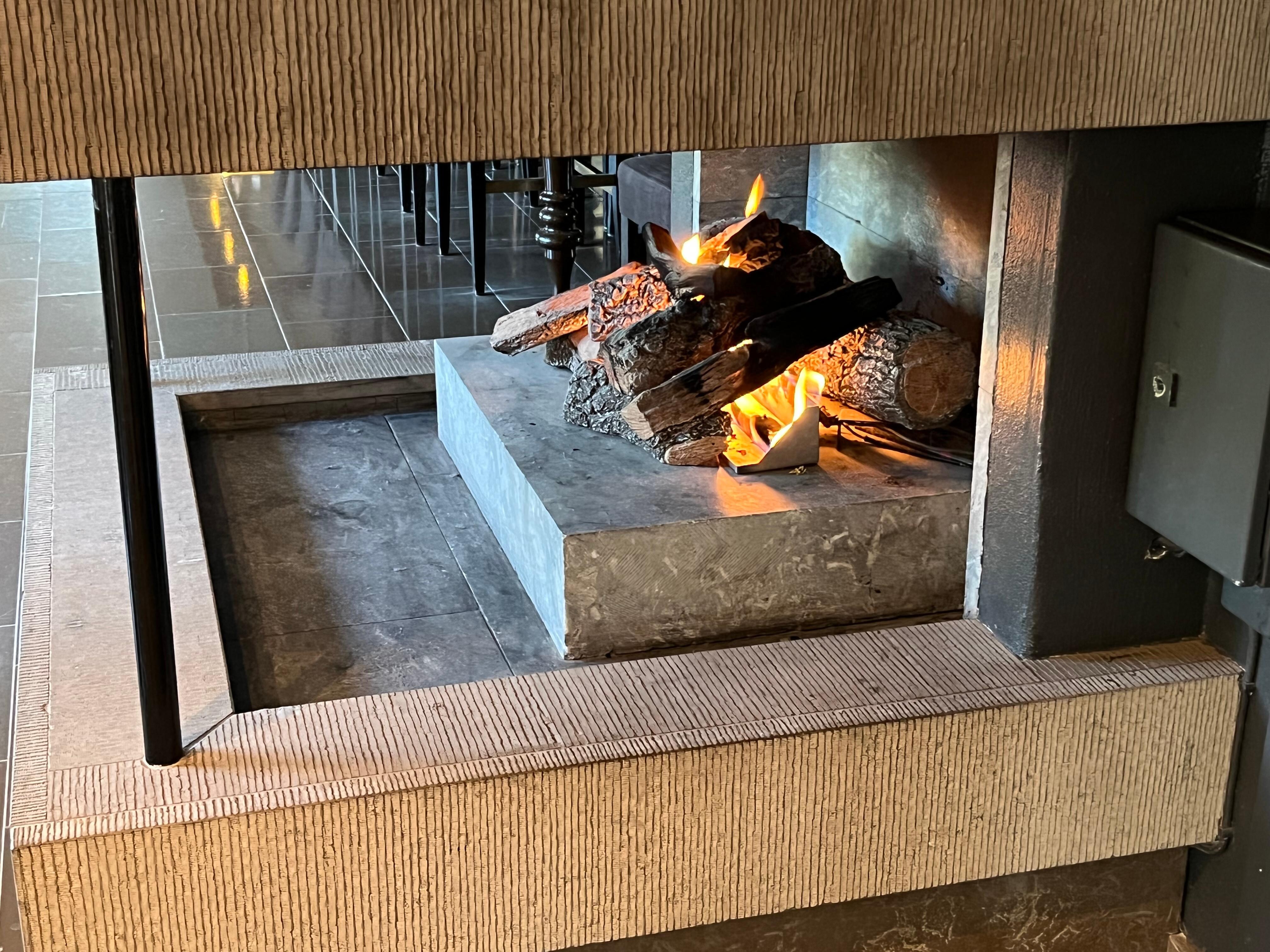 Lobby fire