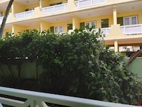 Aussicht vom Balkon geradeaus