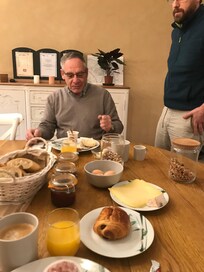 A great breakfast with locally produced products
