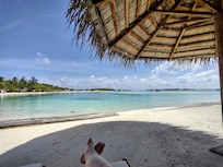 Descansar depois de.um mergulho com está vista