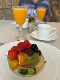 Fresh fruit breakfast