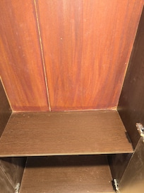 wardrobe in the room