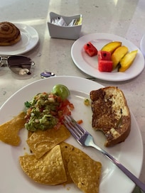 The breakfast was a variety and I loved most even though I ate very little.