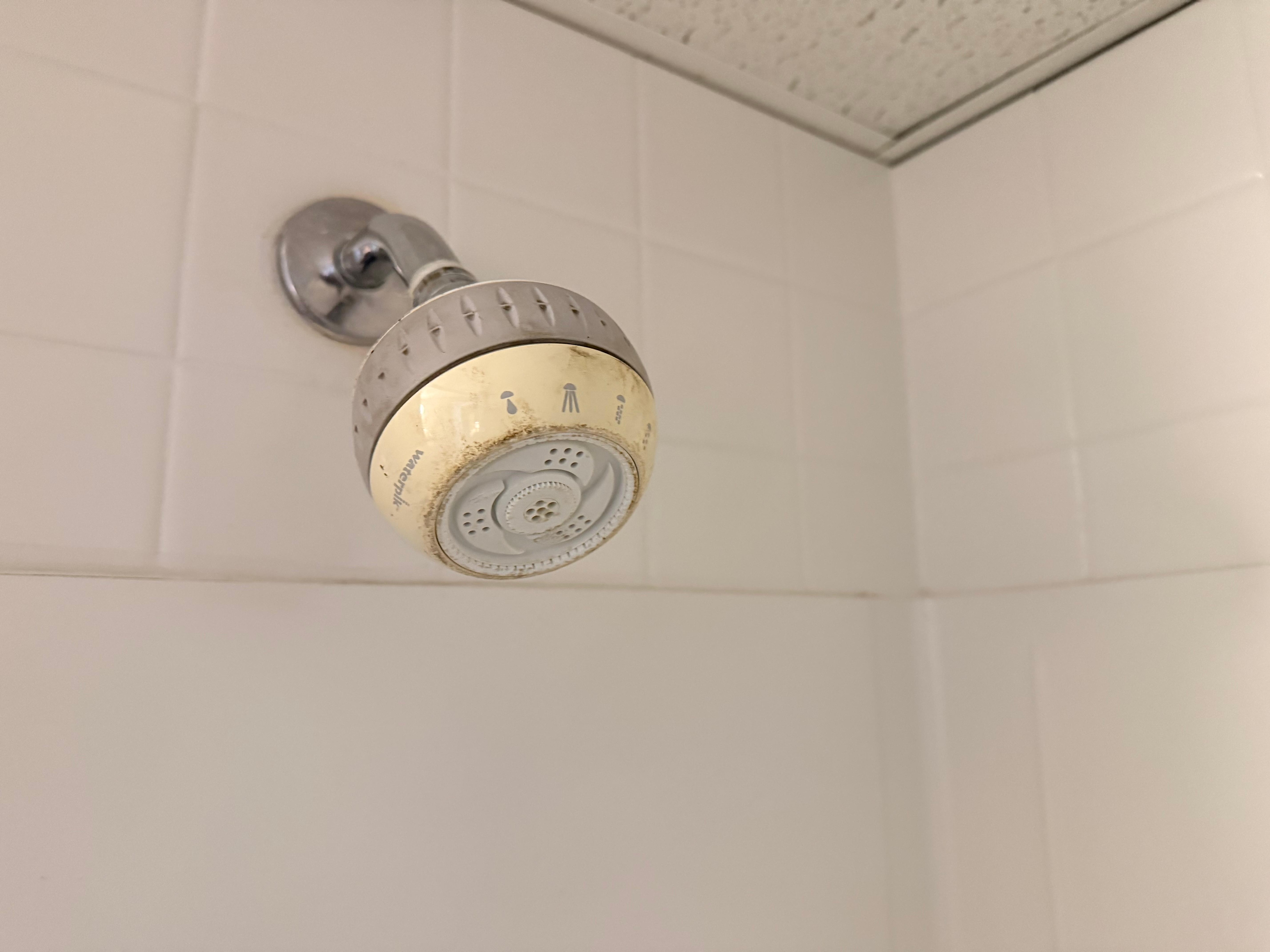Dirty showerhead