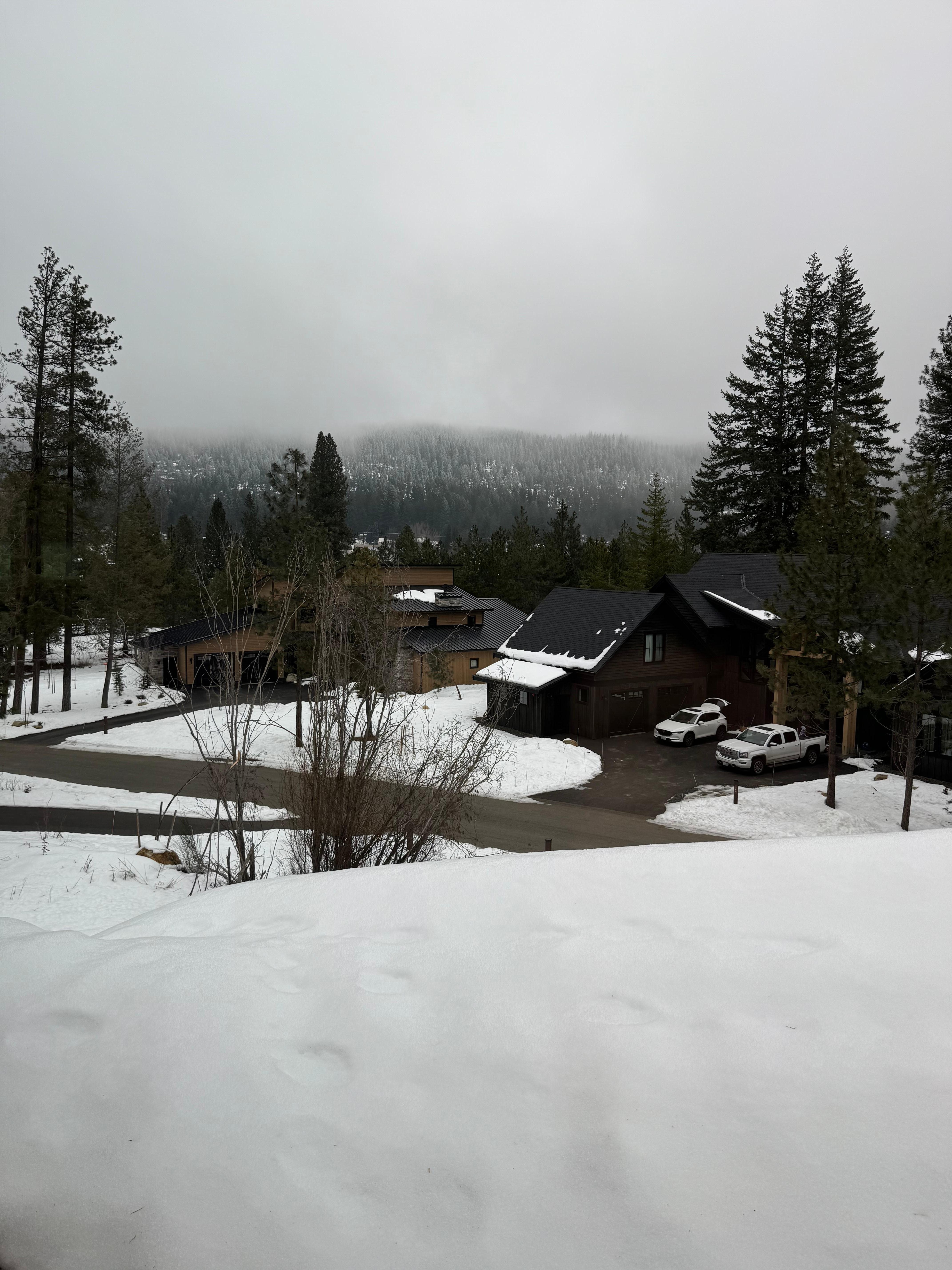 Looking east towards Ronald