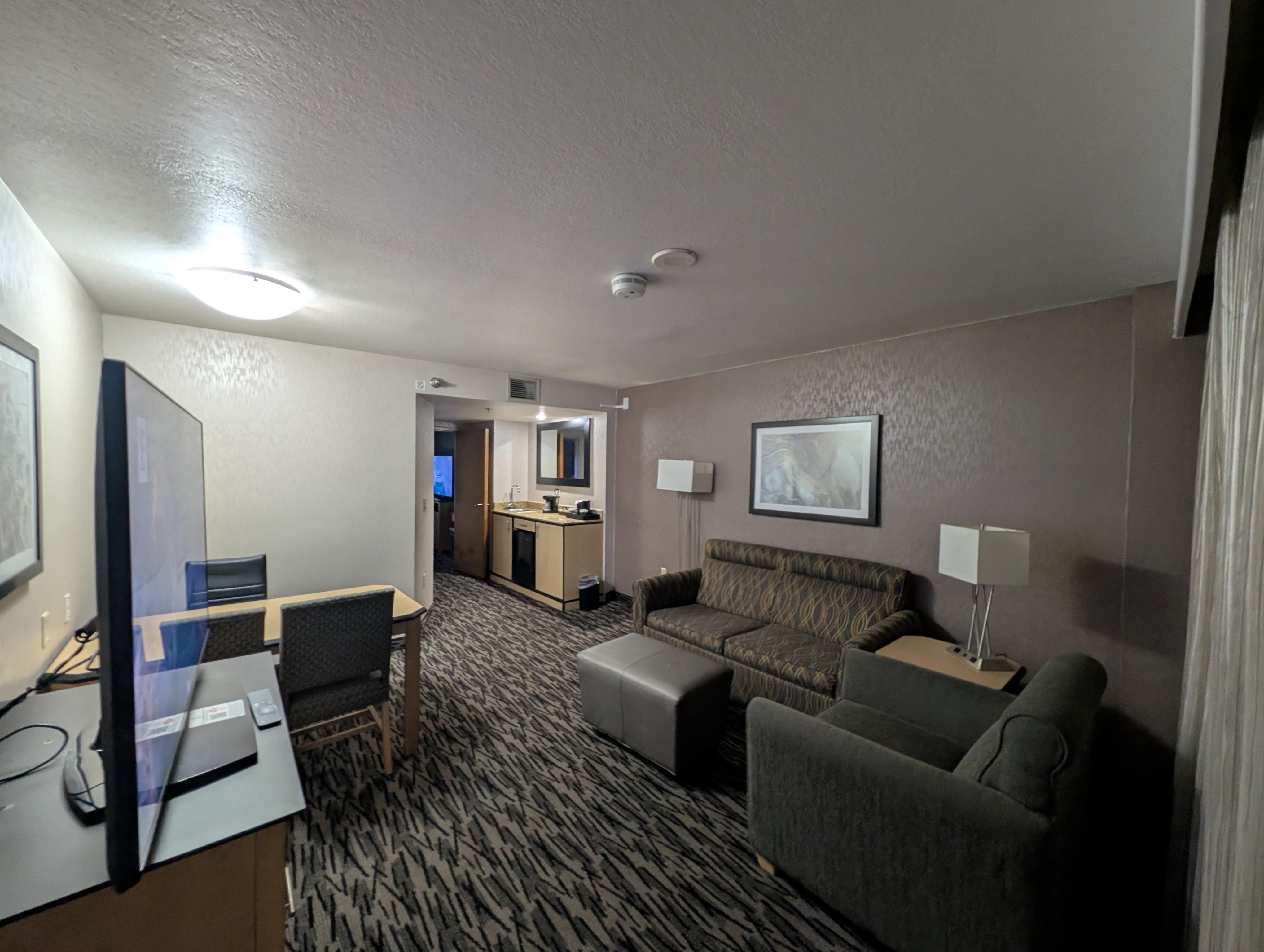 Seating area of the room