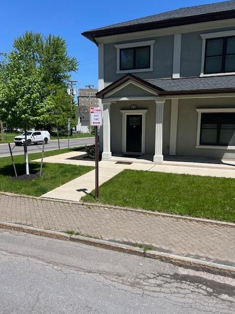 Front of townhome