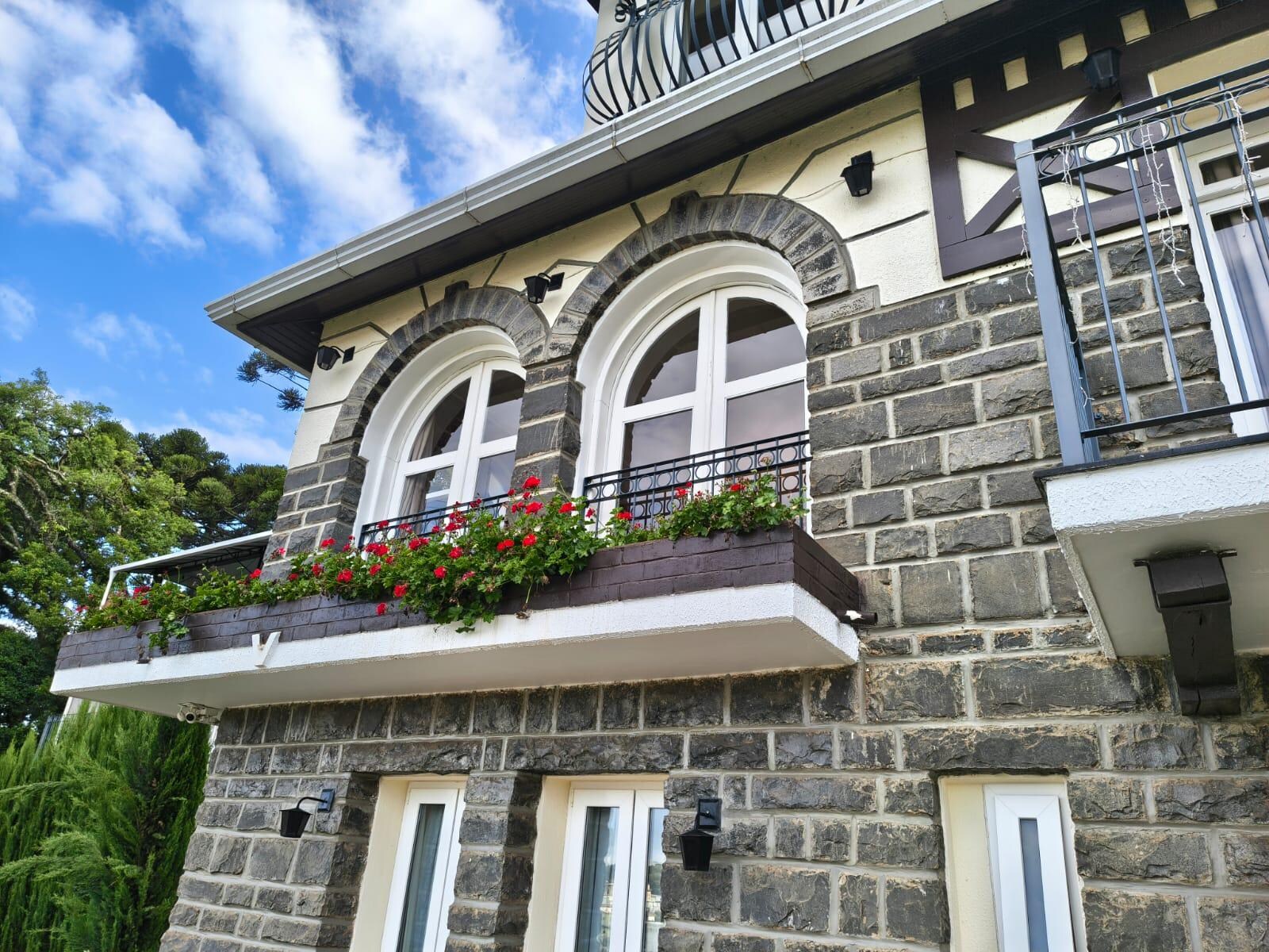 Nosso apartamento era do Térreo. Muito bom!!!