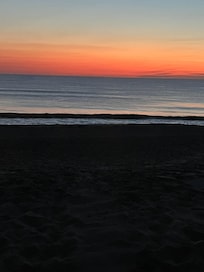 Right out the sliding glass door, room 502