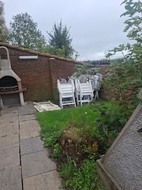 Müllhalde im Garten