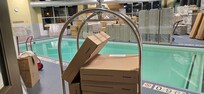 Pool as storage area