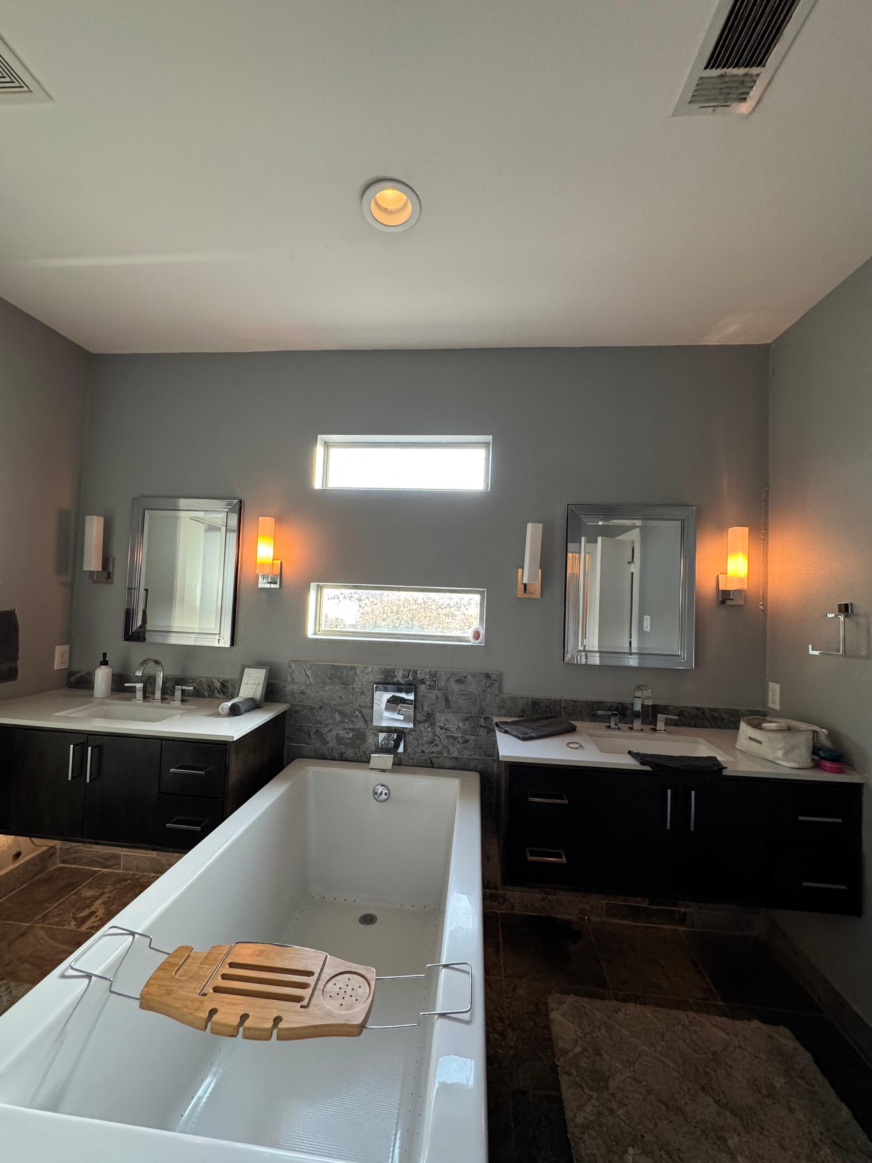 Master Bath vanity lights